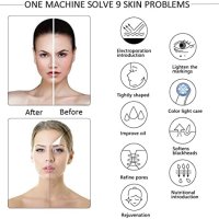 Нов Ултразвуков масажор за лице грижа за кожата Козметичен уред Красота, снимка 5 - Други - 40828687