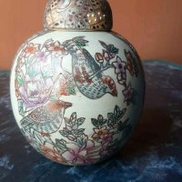 Антика старинна ваза SATSUMA изцяло ръчна израбатка  , снимка 13 - Антикварни и старинни предмети - 37705180