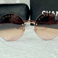 CH 2024 дамски слънчеви очила с лого квадратни, снимка 7 - Слънчеви и диоптрични очила - 44658028