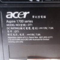 Acer Aspire 1700 /като нов е /промо цена в Лаптопи за дома в гр. Шумен -  ID39399770 — Bazar.bg