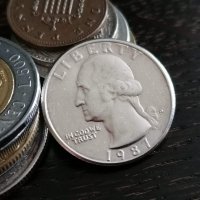 Монета - САЩ - 1/4 (четвърт) долар | 1987г., снимка 2 - Нумизматика и бонистика - 34410134