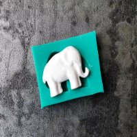 Мини слон слонче силиконов молд форма фондан , снимка 2 - Форми - 39214859