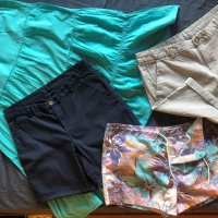 Два броя бермуди Esmara, памучна дълга пола и шорти за плаж, снимка 1 - Къси панталони и бермуди - 30871594