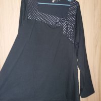 Макси памучна блуза, снимка 2 - Блузи с дълъг ръкав и пуловери - 40630093