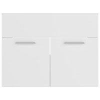 Комплект мебели за баня, бял, ПДЧ, снимка 8 - Шкафове - 42238616