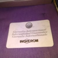 Писалка INOXCROM IRIDIUM SPAIN в кутия нова с 23,6 карата  златно покритие, снимка 6 - Ученически пособия, канцеларски материали - 29591241
