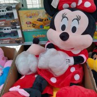 Плюшена играчка Мини Маус и Мики Маус ,Minnie and Mickey Mouse 115 cм., снимка 3 - Плюшени играчки - 42752514