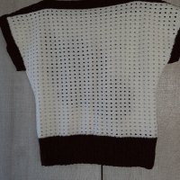 💮Плетена блуза на 1 кука 💮, снимка 2 - Блузи с дълъг ръкав и пуловери - 30268427