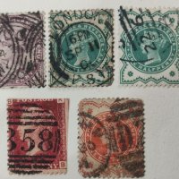 Великобритания пет броя марки, снимка 1 - Филателия - 34955185