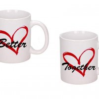 Комплект чаши "Better Together", снимка 1 - Романтични подаръци - 39475667