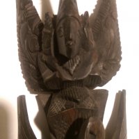 Африканска статуетка, снимка 4 - Статуетки - 31289806