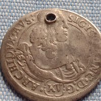 Сребърна монета 15 кройцера 1664г. Сигизмунд Франц Хал Тирол 12206, снимка 6 - Нумизматика и бонистика - 42899784