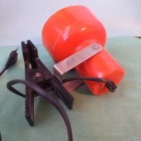 Метална лампа с щипка кабел ел.ключ, снимка 7 - Лампи за стена - 31618824
