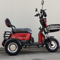 Електрическа триколка модел М11в червен цвят , снимка 3 - Мотоциклети и мототехника - 42384302