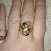 Златен пръстен, снимка 6 - Пръстени - 31370187