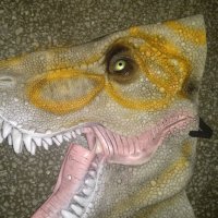 Силиконова маска на Динозавър Тиранозавър Рекс Indominus, снимка 3 - Играчки за стая - 35201989