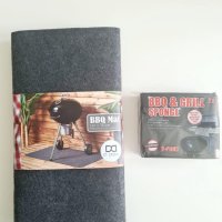 Защита подложка- килим за барбекю, камина, огнище BBQ mat 122х 76 см., снимка 2 - Барбекюта - 44273994