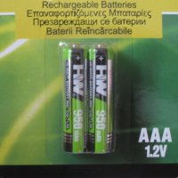 Акумулаторни батерии HW 1.2V AAА 950 mAh Ni-Mh / 2 броя, снимка 2 - Друга електроника - 28382998