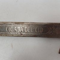 Стар меч от толедо colada del cid реплика, снимка 4 - Антикварни и старинни предмети - 30186394