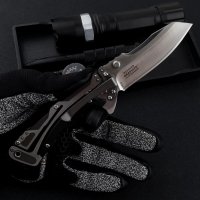 Фолдинг нож стомана 8CrMov13, снимка 6 - Ножове - 31520069