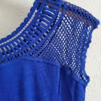 Блуза в  парижко синьо, снимка 7 - Туники - 37747800
