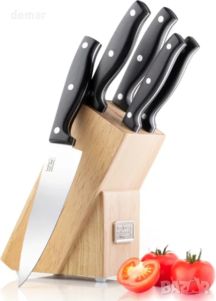 Комплект ножове от 5 части с компактен дървен блок Taylors Eye Witness, снимка 1