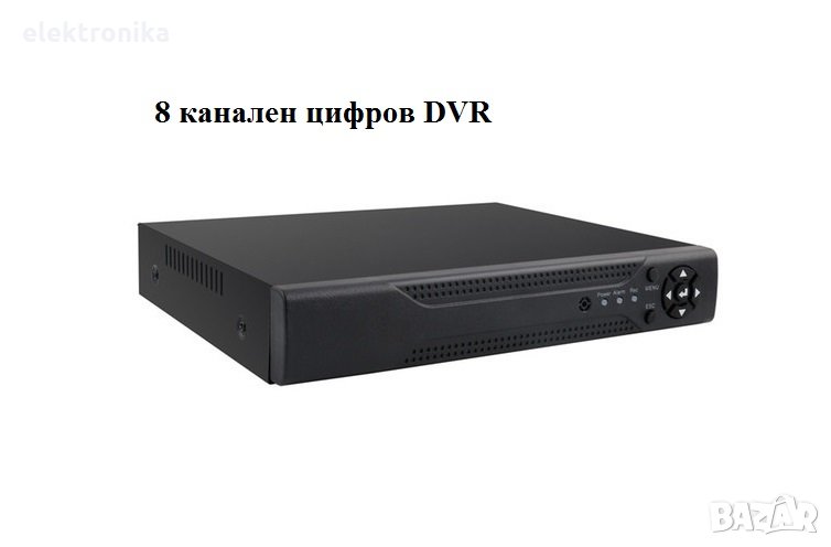 8 канален DVR - 8ch цифров видеорекордер - HDMI H.264, снимка 1