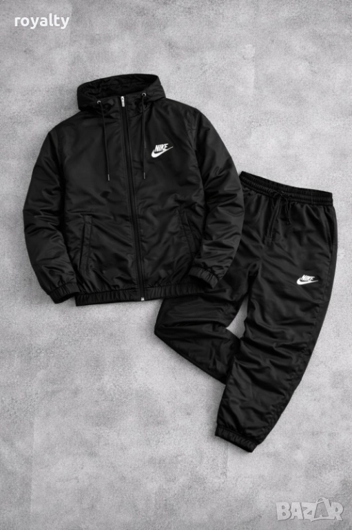 Nike Черен Мъжки Екип Шушляк Найк , снимка 1