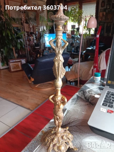 бронзова статуетка, снимка 1