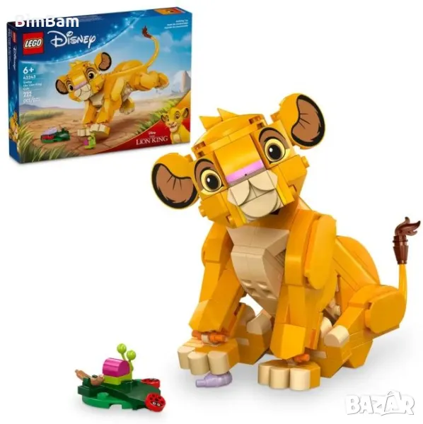 Конструктор LEGO® Disney 43243 Цар Лъв - Симба, снимка 1