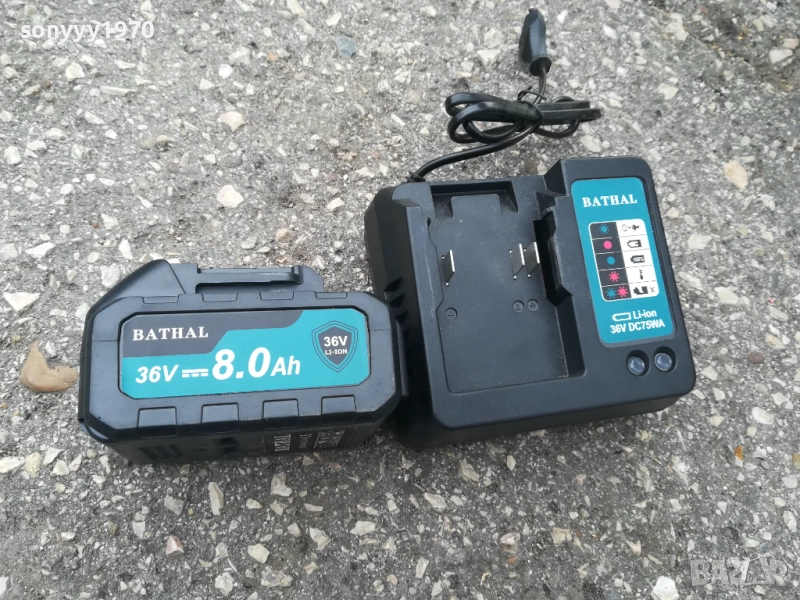 BATHAL-за флекс-MAKITA-LI-ION БАТЕРИЯ И ЗАРЯДНО 1810252331, снимка 1