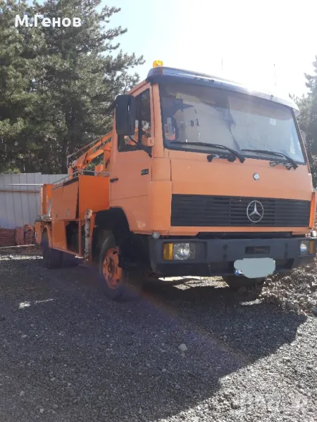 Автовишка Мерцедес 814, снимка 1