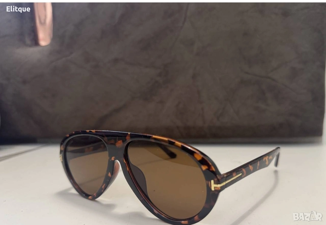 очила с черен обикновен калъф и ув защита tom ford , снимка 1