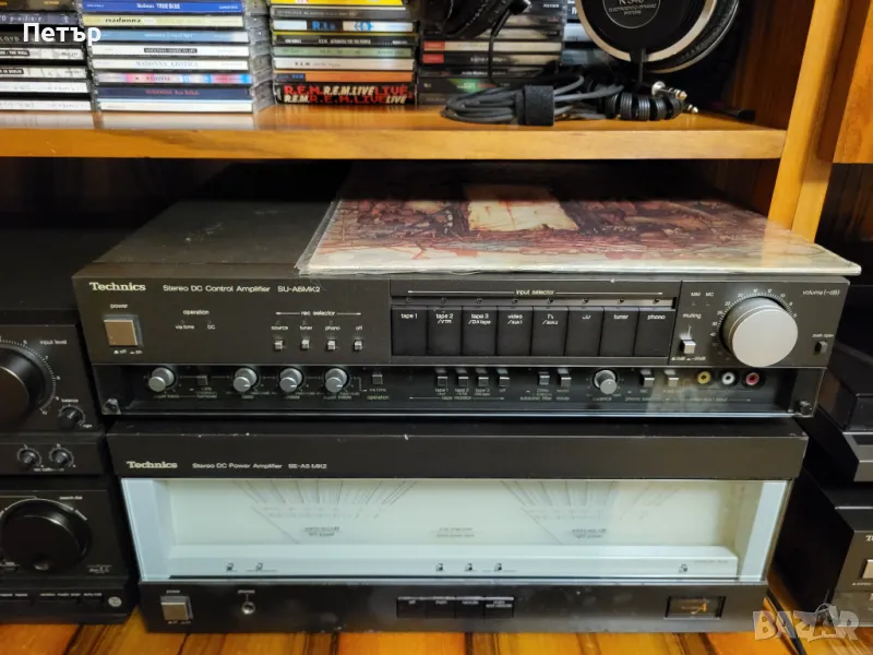 Technics SU-A6mk2+Technics SE-A5mk2, снимка 1