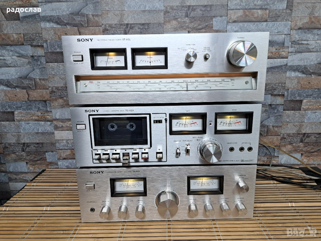 SONY  TA-F4A / TC-K2A / ST-A3L, снимка 1