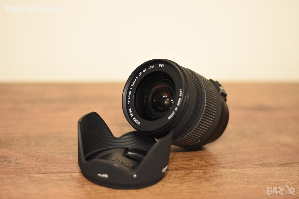 Обектив Sigma 18-50mm f2.8-4.5 DC OS HSM за Nikon (F-mount), снимка 1