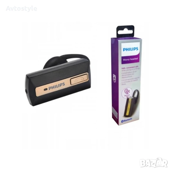 Слушалка Philips SHB1202, безжична,микрофон,Bluetooth,до 5 часа работа, снимка 1