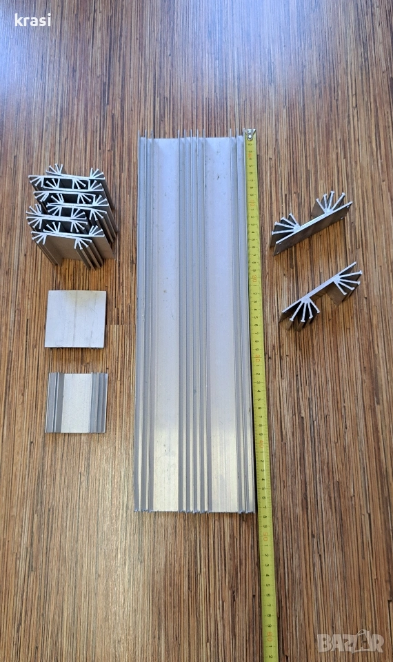 Алуминиеви радиатори за електронни компоненти, снимка 1