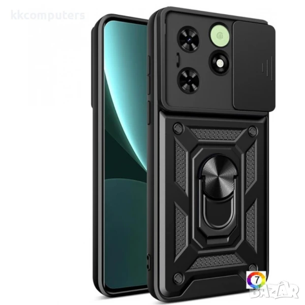 TECNO Spark Go 2024 4G / Spark 20 / Spark 20C / Pop 8 Удароустойчив Ring Holder Калъф и Протектор, снимка 1