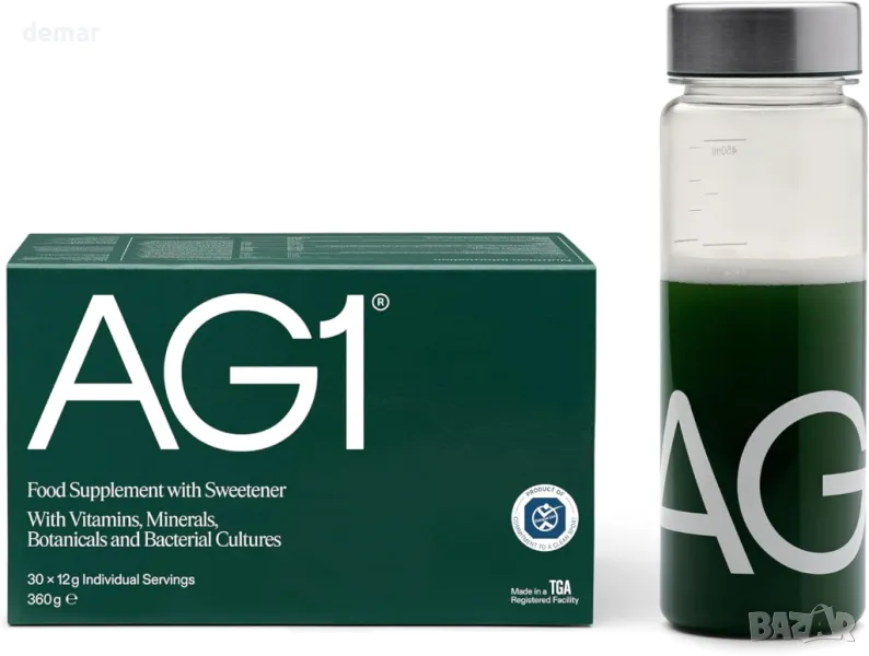AG1 добавка на прах, Ежедневно увеличаване на хранителните вещества, 30 дози, снимка 1