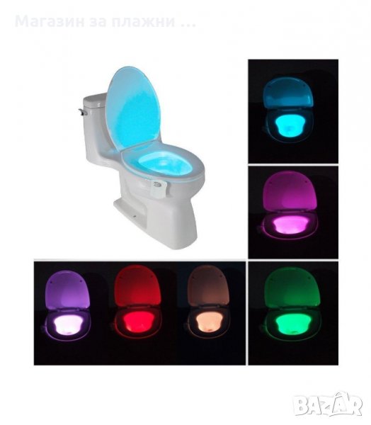 TOILIGHT LED ОСВЕТЛЕНИЕ ЗА ТОАЛЕТНА СЪС СЕНЗОР ЗА ДВИЖЕНИЕ - код 1668, снимка 1