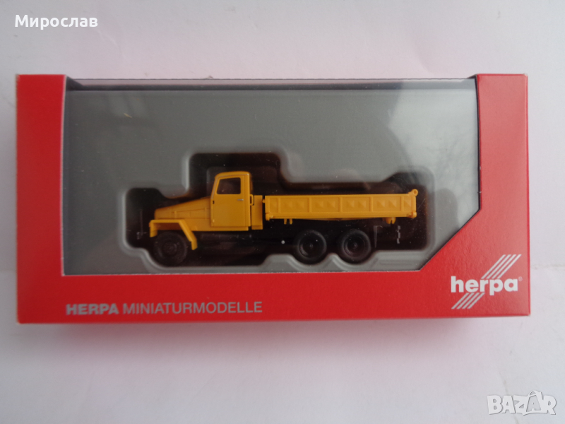 HERPA 1:87 H0 IFA G5 ИГРАЧКА КОЛИЧКА МОДЕЛ КАМИОН, снимка 1