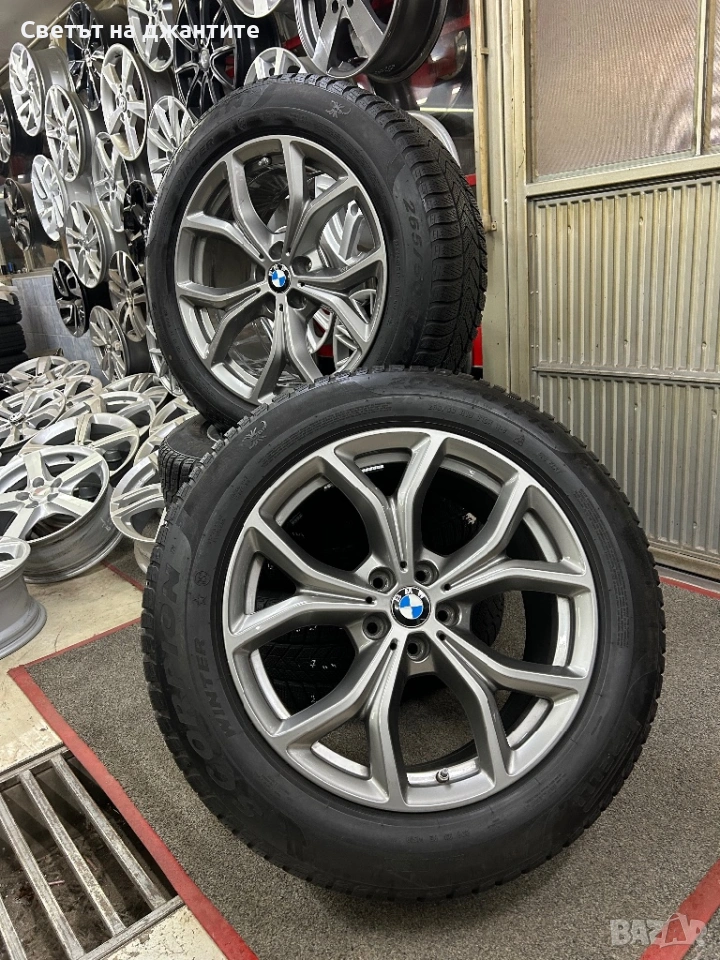 Джанти с Зимни Гуми 19 Цола BMW X5 G05 X6 G06 265/50/19 Pirelli RSC *, снимка 1