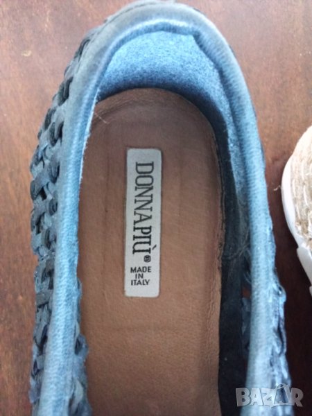 Дамски обувки, италиански, плетени,летни,кожени, снимка 1