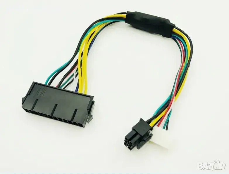 Преходник за захранване от 24 към 6 pin / пин за дънни платки HP, снимка 1
