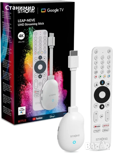 Устройство за гледане на телевизия и филми STRONG Leap-Neve 4К , снимка 1