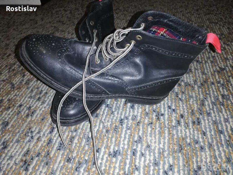 Португалски боти от естествена кожа 43номер 28см дължина на стелките! , снимка 1