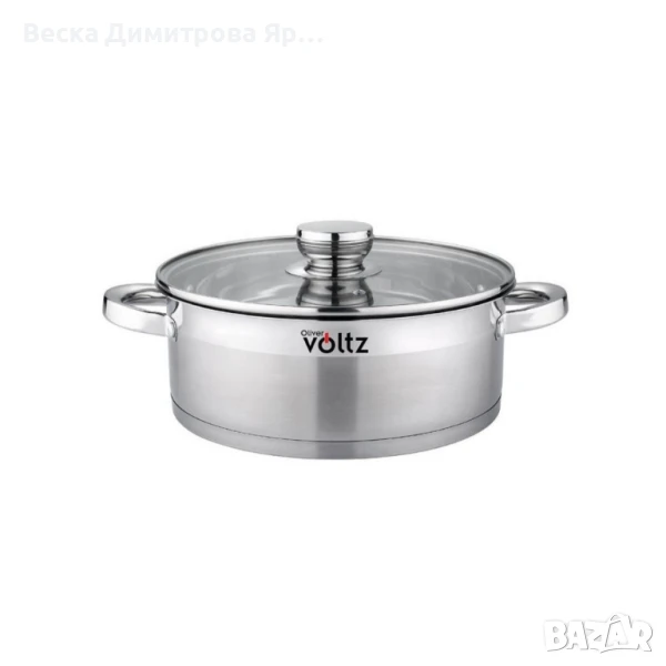 Тенджера Voltz Плитка, Индукция. Неръждаема стомана, снимка 1