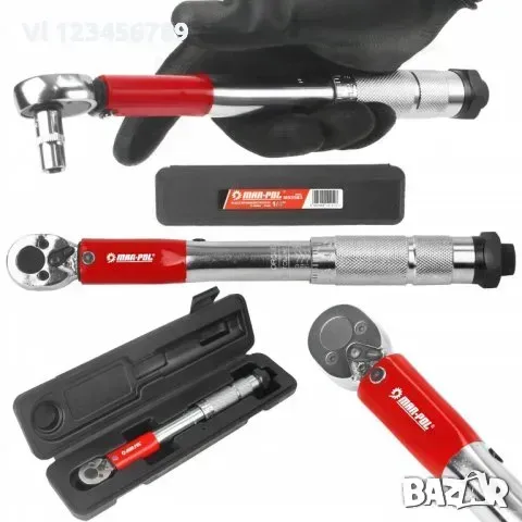Динамометричен ключ 1/4" 5 - 25 Nm Mar-Pol, снимка 1
