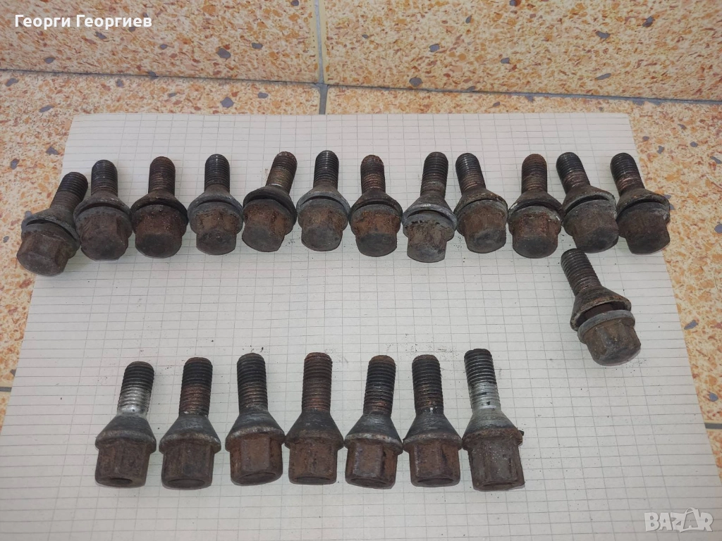 20 броя болтове за джанти от за opel/сааб М12/1.5, снимка 1